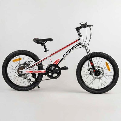 Дитячий спортивний велосипед CORSO "Speedline" MG-56818, 20 дюймів, магнієва рама, Shimano Revoshift 7 швидкостей, зібраний на 75% 463659 фото