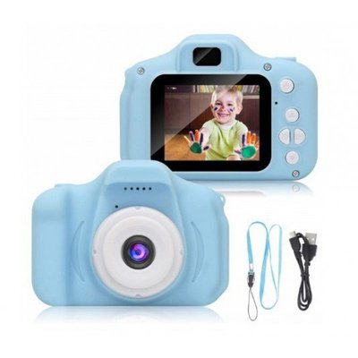 Дитячий цифровий фотоапарат MD X-200 з фото, відео, іграми, Блакитний 522163 фото