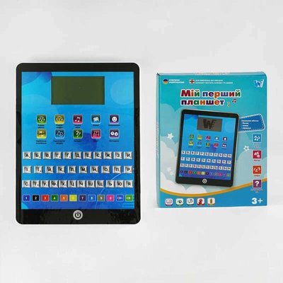 Дитячий інтерактивний планшет алфавіт WToys TK-66360, Англо-Український, 10 режимів, загадки, казки, пісні 525337 фото