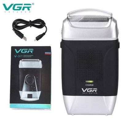 Електробритва VGR-307 акумуляторна сіткова для сухого та вологого гоління 526004 фото
