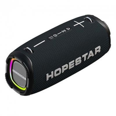 Портативна бездротова Bluetooth колонка Hopestar A6 Max (BT5.1, 80W, TWS, AUX/TF/USB, 7h, IPX6) Black 524454 фото