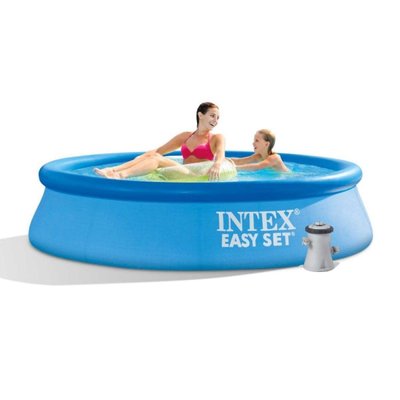 Надувний басейн Intex 28108 Easy Set 244см на 61см з насосом-фільтром 480410 фото
