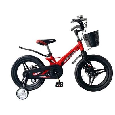 Дитячий двоколісний велосипед Crosser Hunter Premium 18, магнієва рама, литі диски 18 дюймів, Червоний 493191 фото