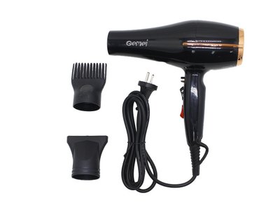 Фен для волосся Gemei GM-1780 для сушіння та укладання волосся 2400 Вт 512186 фото
