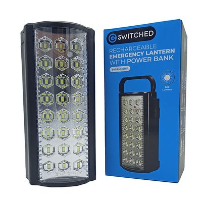 Аварійний світлодіодний ліхтар SWITCHED SWD-50003-BK з функцією Power Bank 491554 фото