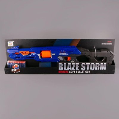 Дитячий автомат бластер Blaze Storm 10 набоїв на присосці Zecong Toys ZC 7105 473049 фото