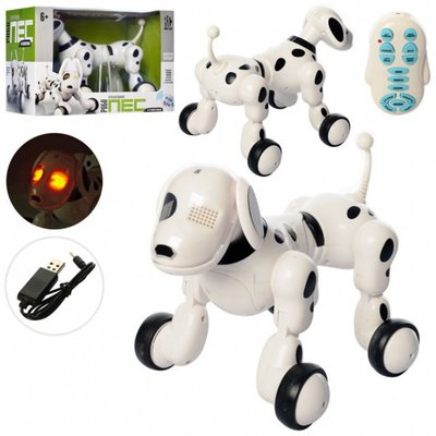 Собака робот на пульті керування Limo Toy RC 0006 з підсвічуванням 23 см 530001 фото