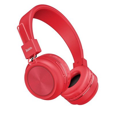 Бездротові навушники Hoco Promise W25 червоні 490621 фото