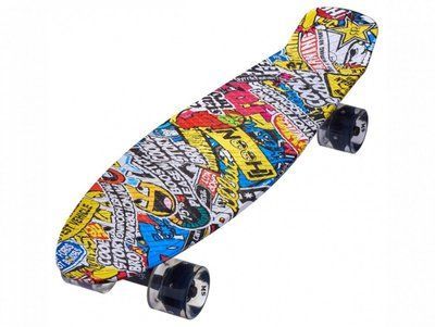 Penny Board Maraton 27 Наклейки, светящиеся колеса 442205 фото