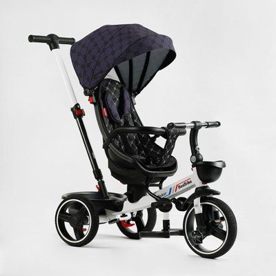 Триколісний Велосипед-коляска Best Trike 6390 - 15-803, з поворотним сидінням, батьківська ручка, фіолетовий 514167 фото