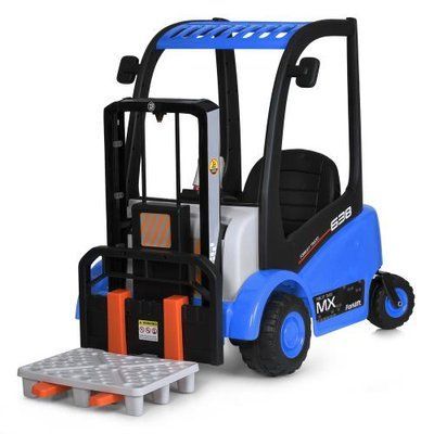 Дитячий погрузчик Bambi Racer M 5989BLR-4 12V 2x35W з пультом блакитний 618505 фото