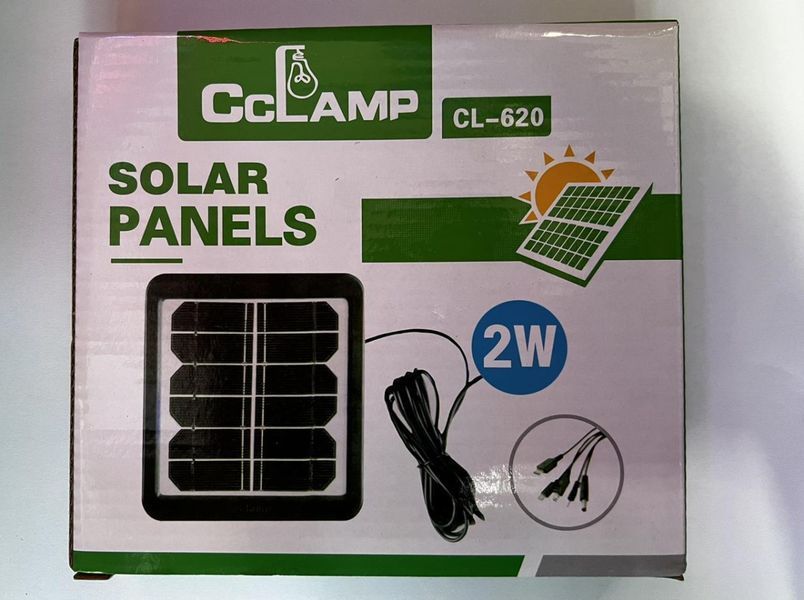 Портативна сонячна панель CCLamp CL-620 6V 2W 521343 фото