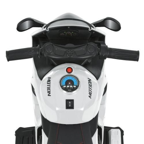 Мотоцикл дитячий M 6266EL-1 12V з Bluetooth EVA колесами білий 634579 фото