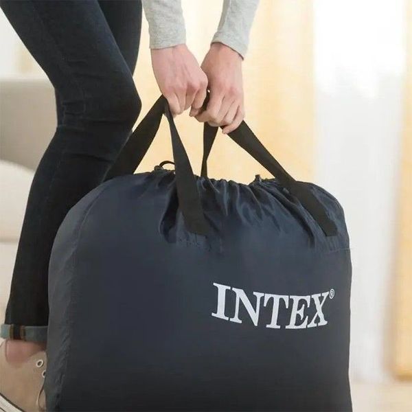 Надувне ліжко одномісне INTEX 64488 з вбудованим електронасосом 220В, 191х99х51 см 491169 фото