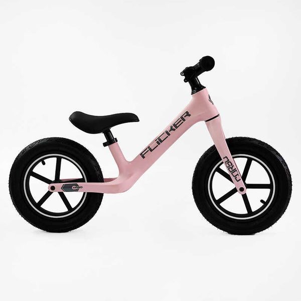 Дитячий велобіг Corso 12" FL-0597-64 нейлонова рама, колеса 12" Рожевий 554181 фото
