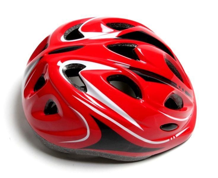 Шлем с регулировкой размера. Красный цвет. 2632 фото