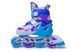 Детские роликовые коньки Scale Sports Русалка раздвижные 30-33 фиолетовый со светящимися колесами 637226 фото 9
