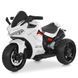 Мотоцикл дитячий M 6266EL-1 12V з Bluetooth EVA колесами білий 634579 фото 1
