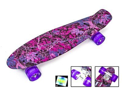 Penny Board "Рожевий ліс" світяться колеса 452486 фото