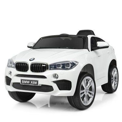 Дитячий електромобіль Bambi Racer Джип JJ2199EBLR-1 2 місця 6V 2x35W Білий 508428 фото