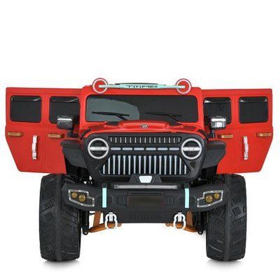 Електромобіль дитячий Bambi Racer Джип M 5831EBLR-3 червоний 12V 4x45W EVA 618114 фото