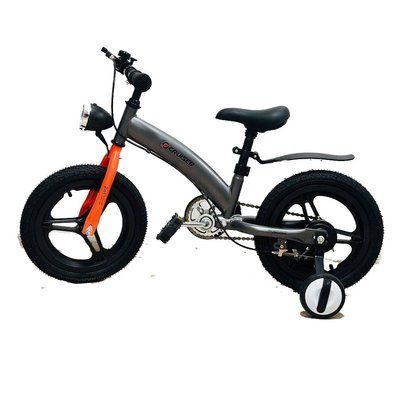 Дитячий велосипед Crussier SWITCH BIKE 14" дюймів, карбонова рама, знімні страхувальні колеса, дискові гальма, чорний 575746 фото