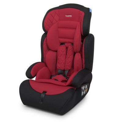 Детское автокресло-бустер Bambi M 3546, группа I-II-III, Красное 494628 фото