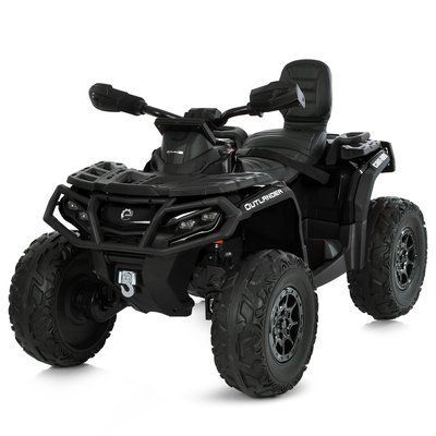 Дитячий електроквадроцикл Bambi Racer M 6080EL-2 24V 4x200W Чорний 619684 фото