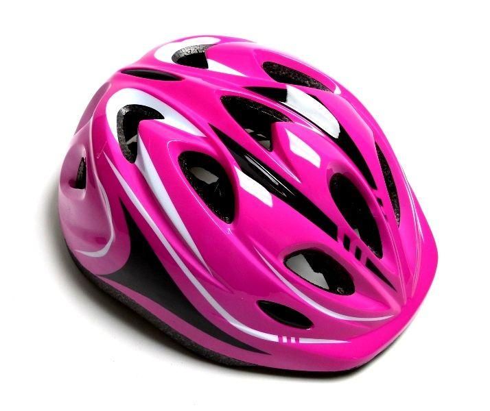 Шлем с регулировкой размера. Розовый цвет. 2633 фото