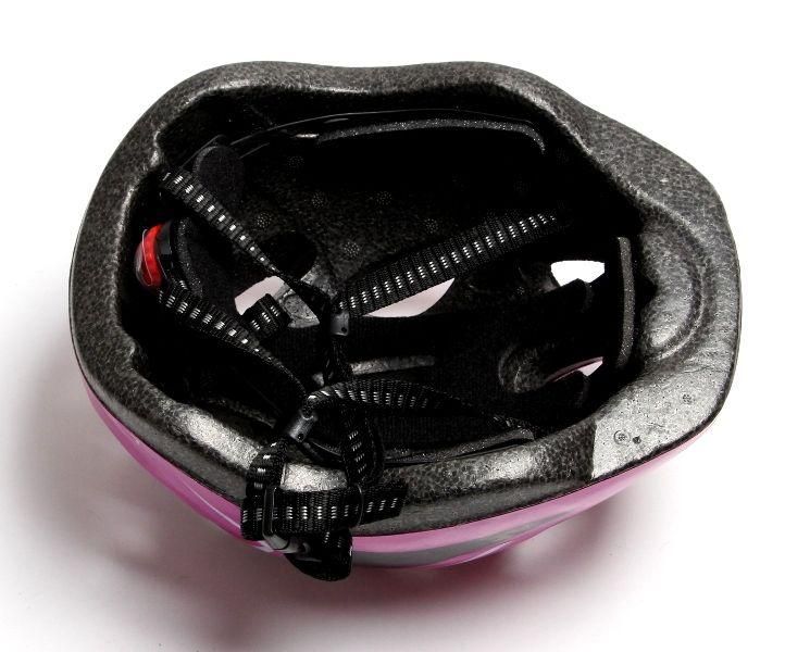 Шлем с регулировкой размера. Розовый цвет. 2633 фото