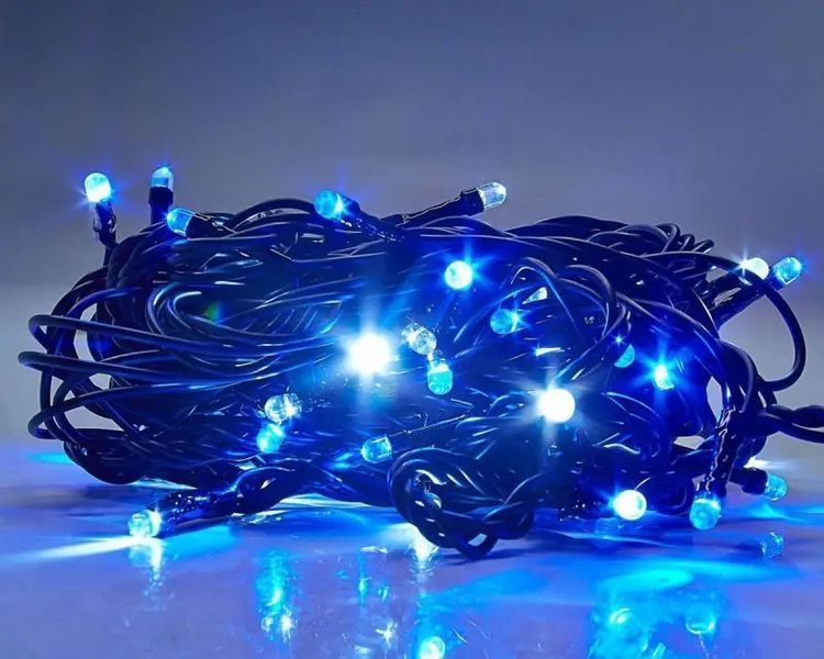 Гирлянда диодная RD-9029 200 LED Синяя 10 м 450827 фото