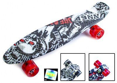 Penny Board "Street board" Светящиеся колеса. 6274 фото