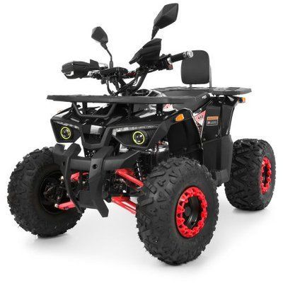 Детский электромобиль квадроцикл HB-EATV1450H-2-3 (MP3) V2 1450W 60V20AH черно-красный 640704 фото