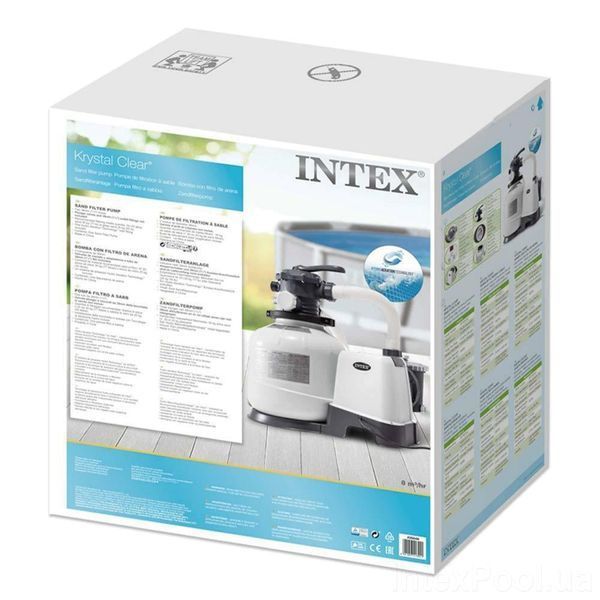 Песочный фильтр-насос Intex 26648, 8 000 литров/час 498892 фото