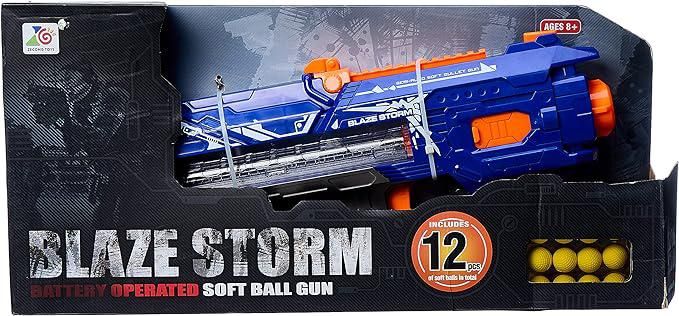 Автомат с мягкими шариками на батарейках Blaze Storm Zecong Toys ZC 7073 522339 фото