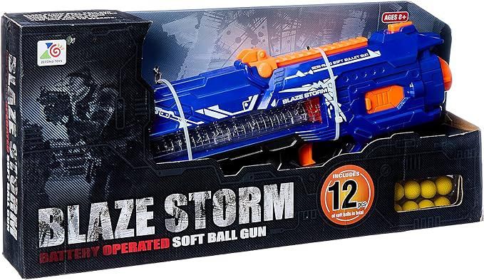 Автомат с мягкими шариками на батарейках Blaze Storm Zecong Toys ZC 7073 522339 фото