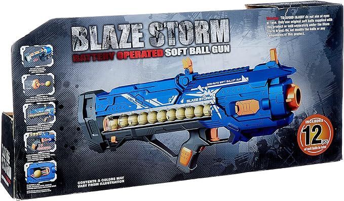 Автомат с мягкими шариками на батарейках Blaze Storm Zecong Toys ZC 7073 522339 фото