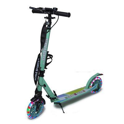 Самокат двоколісний Scale Sports SS-29 Ручне гальмо Led-Колеса М'ятний 535675 фото