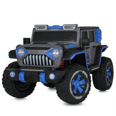 Дитячий електромобіль Bambi Racer Джип M 5845EBLR синій 12V 4x45W 618123 фото