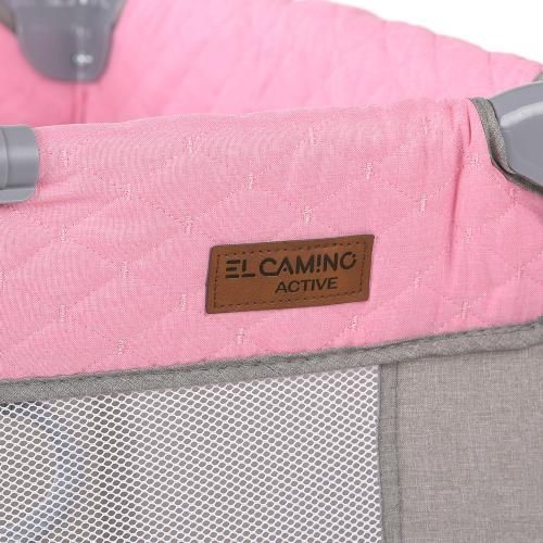 Манеж El Camino ME 1096 ACTIVE Pink Gray, Серый с розовым 507809 фото