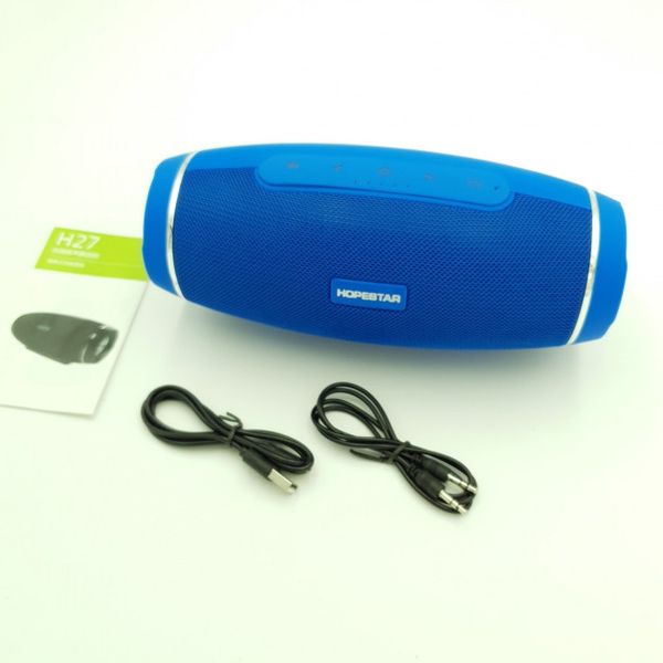 Беспроводная колонка HOPESTAR H27 IPX6 FM-радио и PowerBank 3400mAh Blue 525374 фото