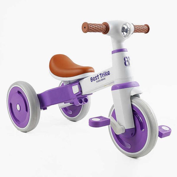 Детский трехколесный велосипед Best Trike LB-10571 10" BestTrike фиолетовый 608111 фото