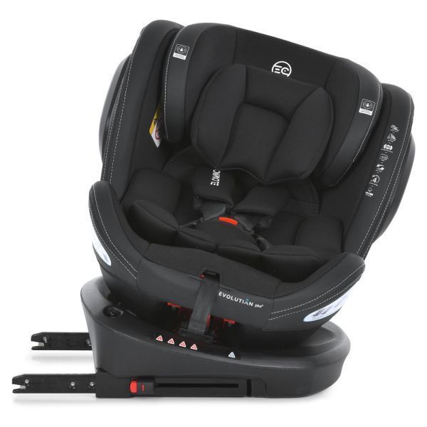 Детское автокресло EL CAMINO ME 1045 EVOLUTION ISOFIX 0-36 кг черный 634559 фото