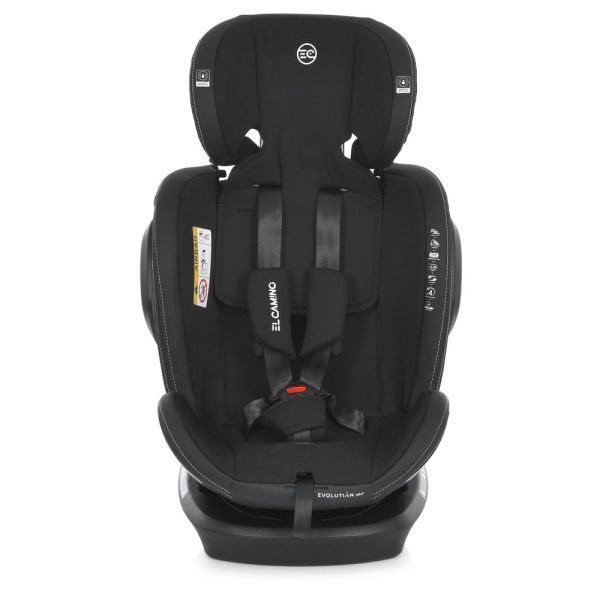 Детское автокресло EL CAMINO ME 1045 EVOLUTION ISOFIX 0-36 кг черный 634559 фото