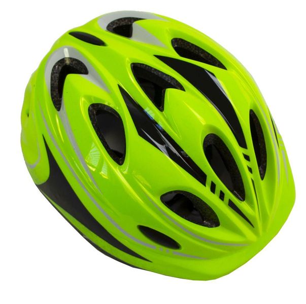 Шлем с регулировкой размера. Салатовый цвет. 2634 фото
