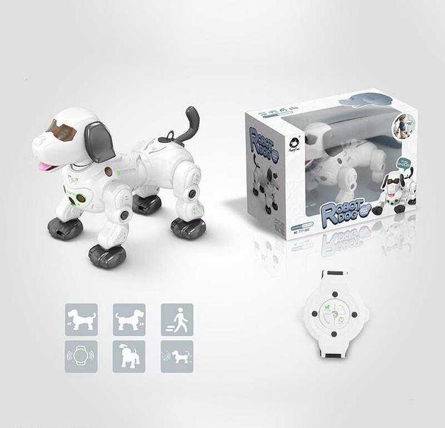 Собака робот на пульте управления Robot Dog 777-602, белый 521881 фото