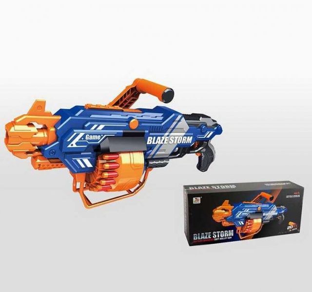 Автомат с мягкими пулями на батарейках Blaze Storm Zecong Toys ZC 7122 522340 фото