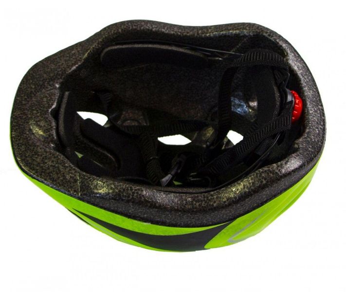 Шлем с регулировкой размера. Салатовый цвет. 2634 фото