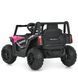 Дитячий електромобіль Джип M 6258EBLR-8 рожевий з MP3 Bluetooth EVA 634603 фото 3