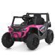 Дитячий електромобіль Джип M 6258EBLR-8 рожевий з MP3 Bluetooth EVA 634603 фото 1
